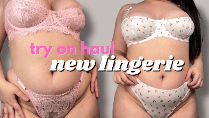 Try On Haul New Lingerie NSFW