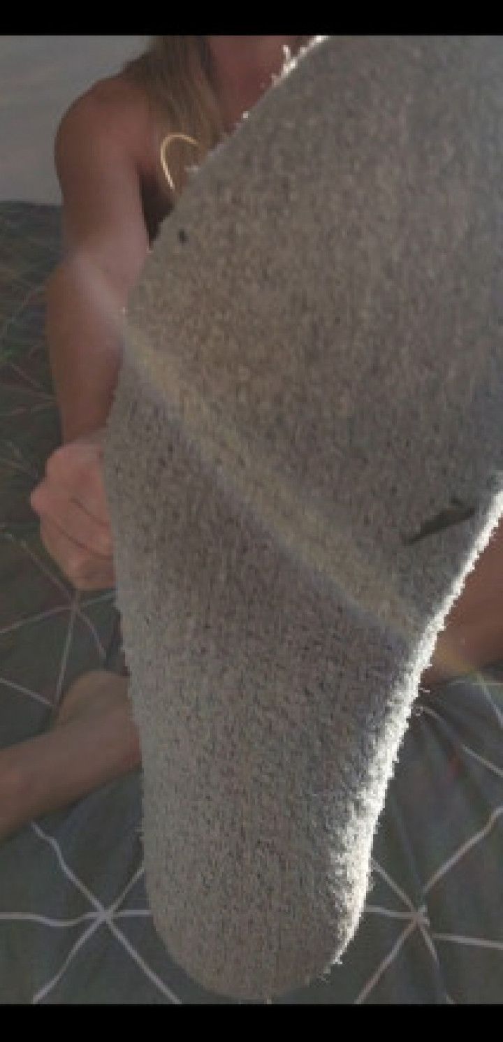 Using my dildo in my fuzzy socks