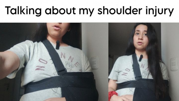 Telling you about my shoulder injury