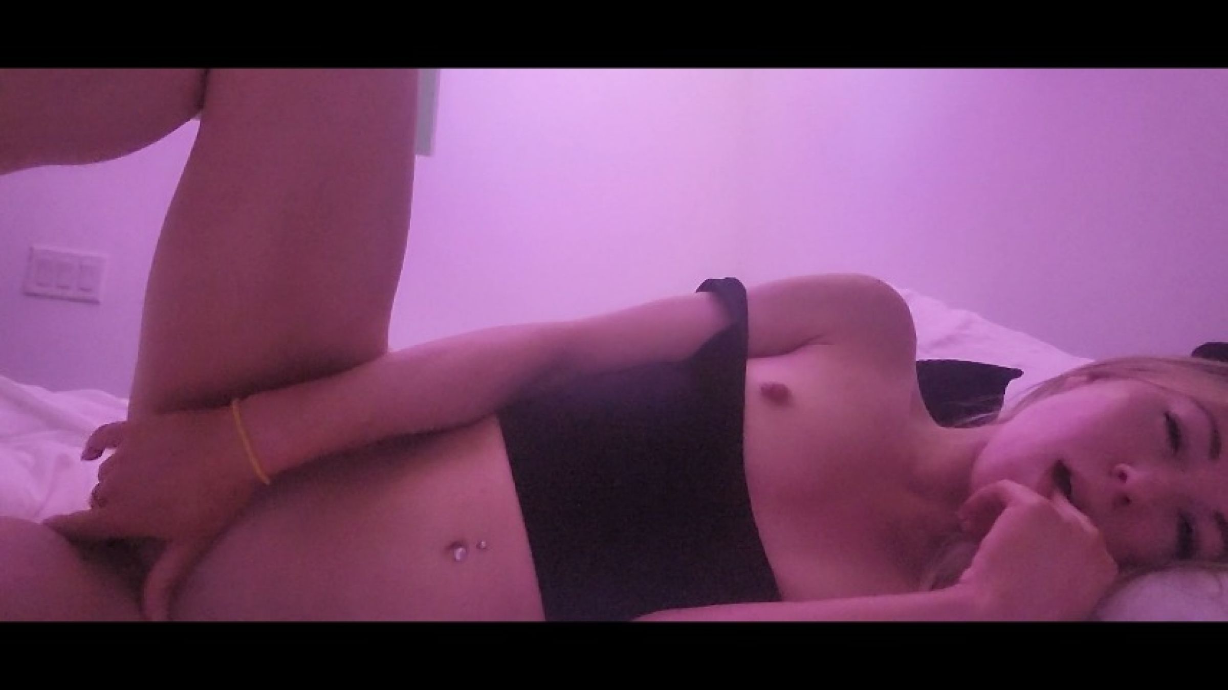 Solo fingering orgasm