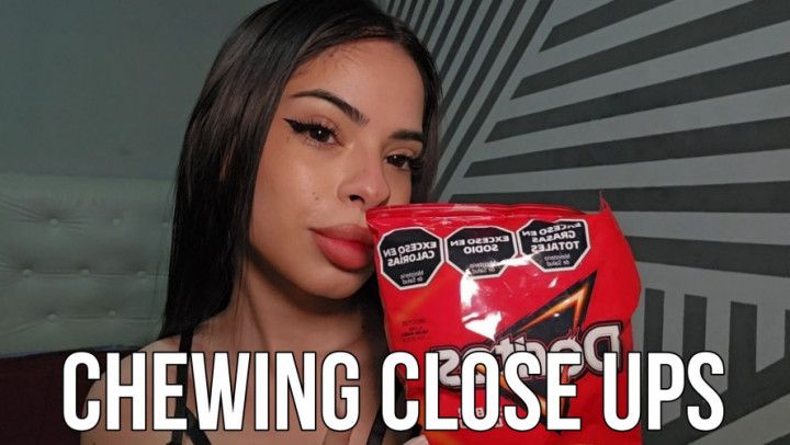 Chewing close ups