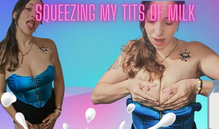 milking my tits