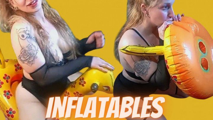 Playing with my inflatables