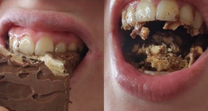 Irresistible bites closeup video