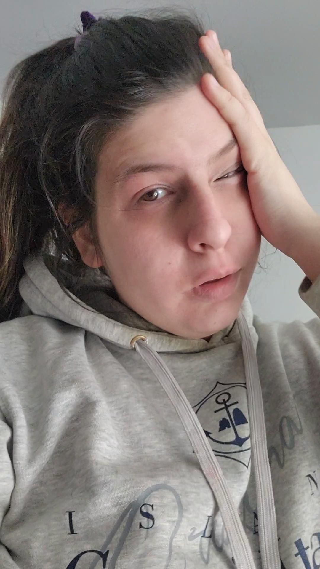 BRUSHING My long hair