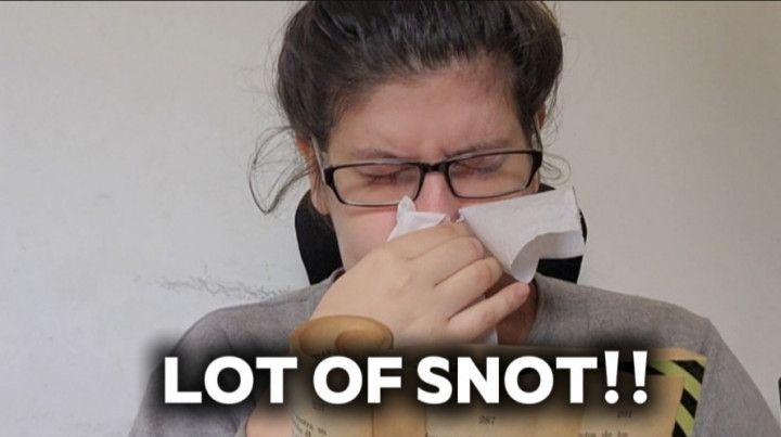 Studying with a nose fetish snot distractions