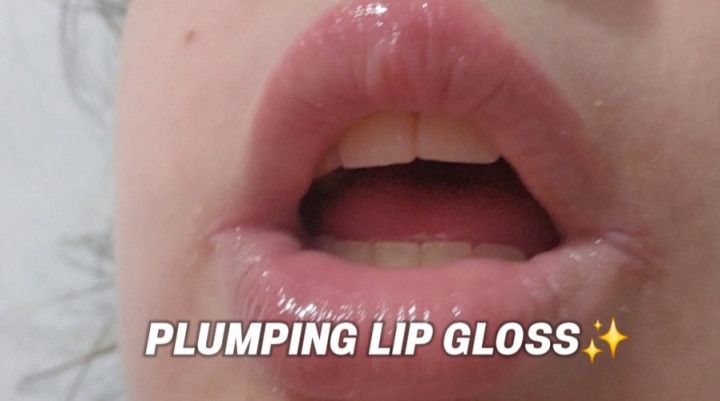 Plumping Lip Gloss  Watch My Lips Get Bigger!&quot
