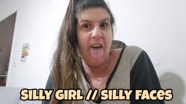 Making Silly Faces On Video Call Sticking My Tongue