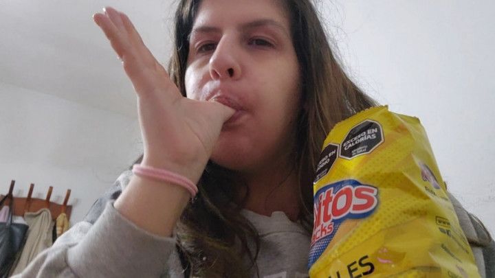 Finger Sucking After Salty Snacks
