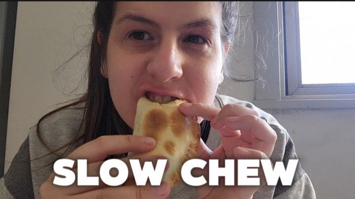 Eating Argentinian Empanadas With Mouth Sounds and Slow Chew