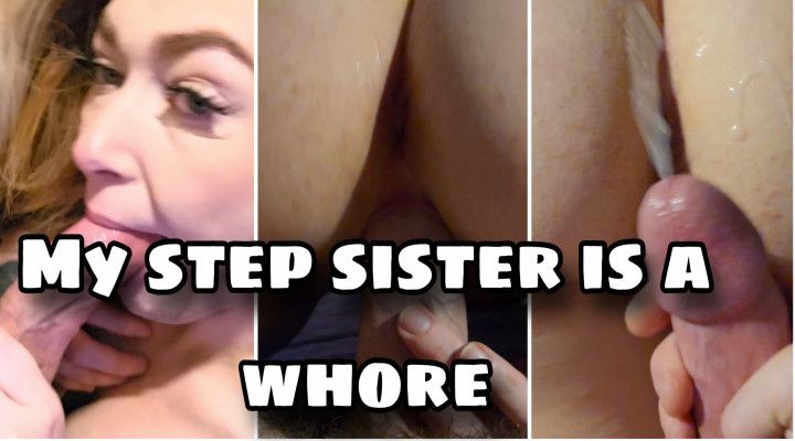 NUTTED ON MY step-SISTERS FAT JUICY ASS
