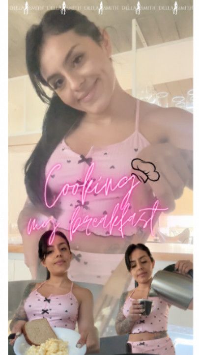 Cooking my breakfast