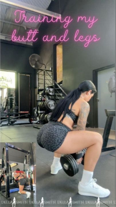 Training my butt and legs