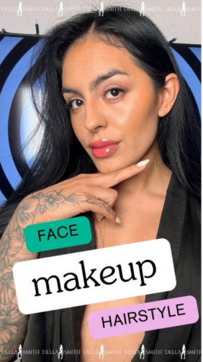 Face, makeup and hairstyle