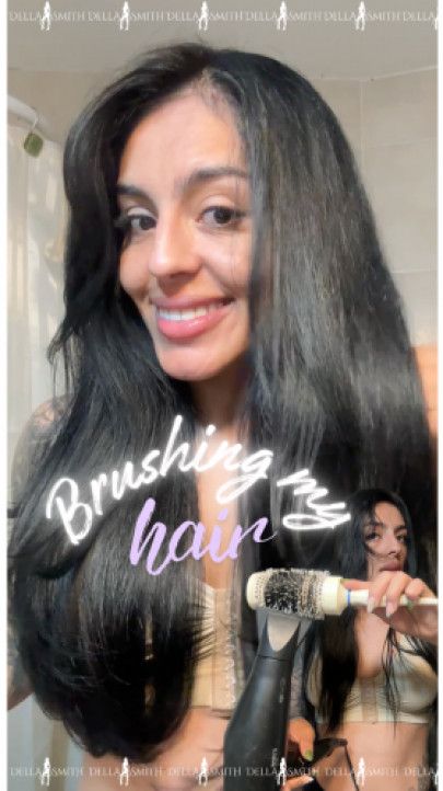 Brushing my hair