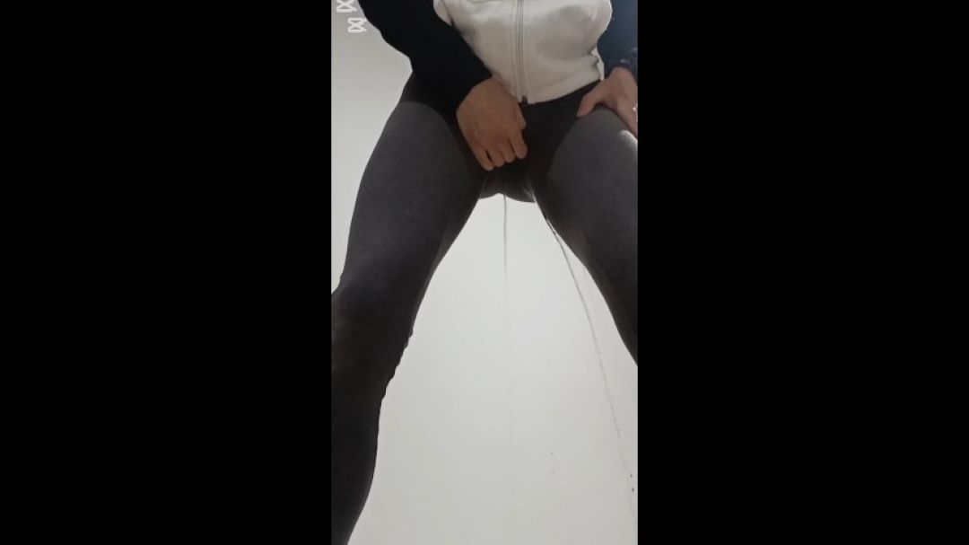 Holding too much pee and doing squats