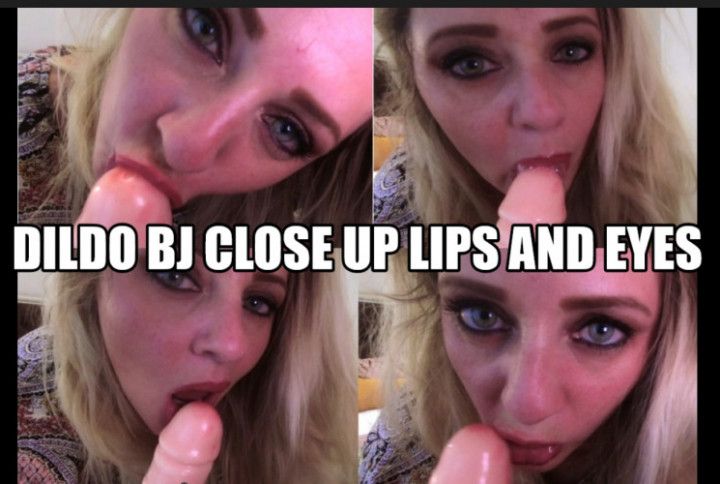 Dildo BJ Close Up Lips And Eyes_MP4 1080p