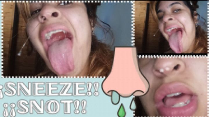 Sneezing and lots of snot