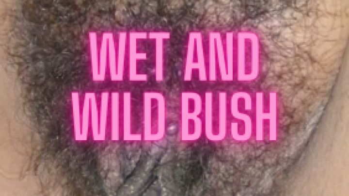 Natural Hairy Pussy with Yummy Grool