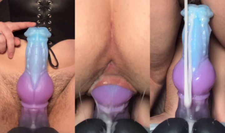 First Ride &amp; Pussy Flooding on XL Faxi