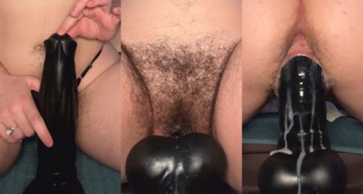 Depth Training & Creamy Hilts w/ Hankeys Fantasy Dildo