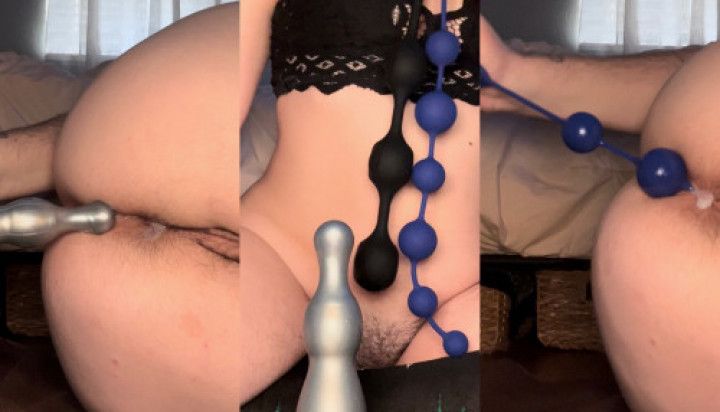 Anal Adventures: Anal Beads &amp; Wavy Dildo