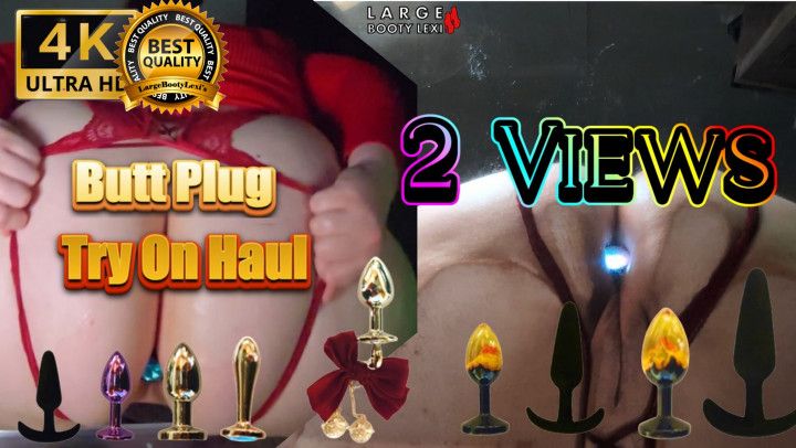 Butt Plug Try-On Haul COMPLETE COLLECTION 4K Landscape