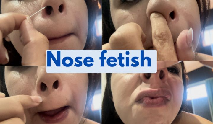 Nose, snot and nostril fetish
