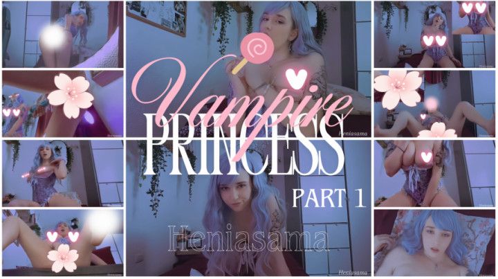 Hentai vampire princess cum with her dildo - PART 1