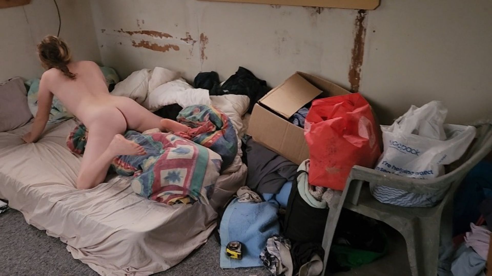 When you walk in on your girl humping the blankets