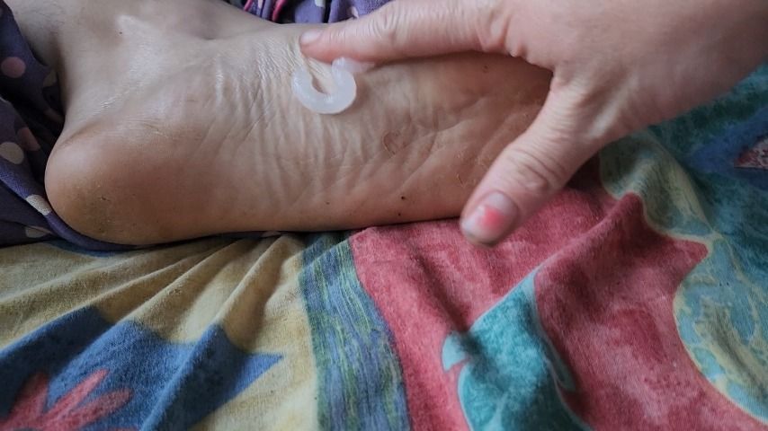 Lesbian foot massage