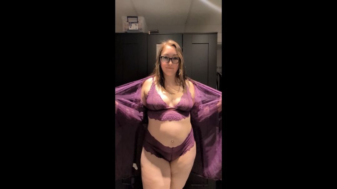 Lingerie Strip Tease &amp; Play to Orgasm