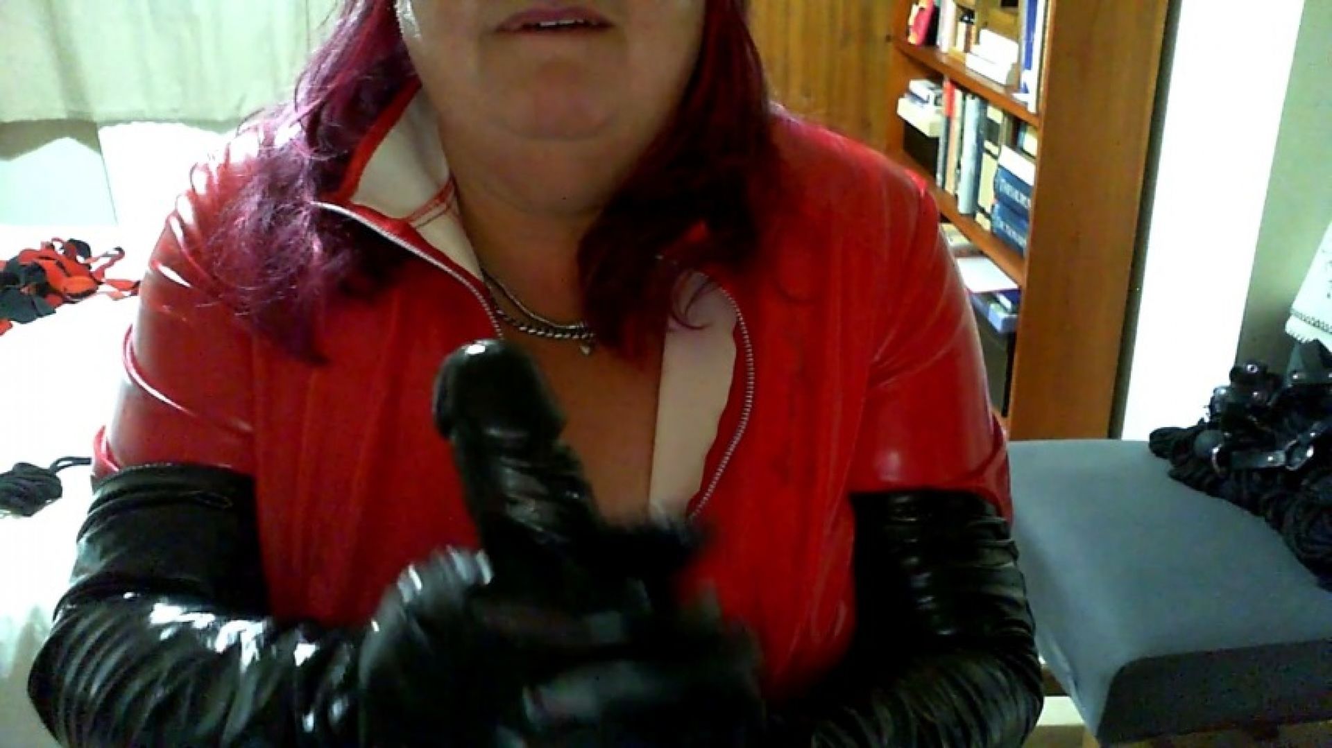Miss M and the long gloves
