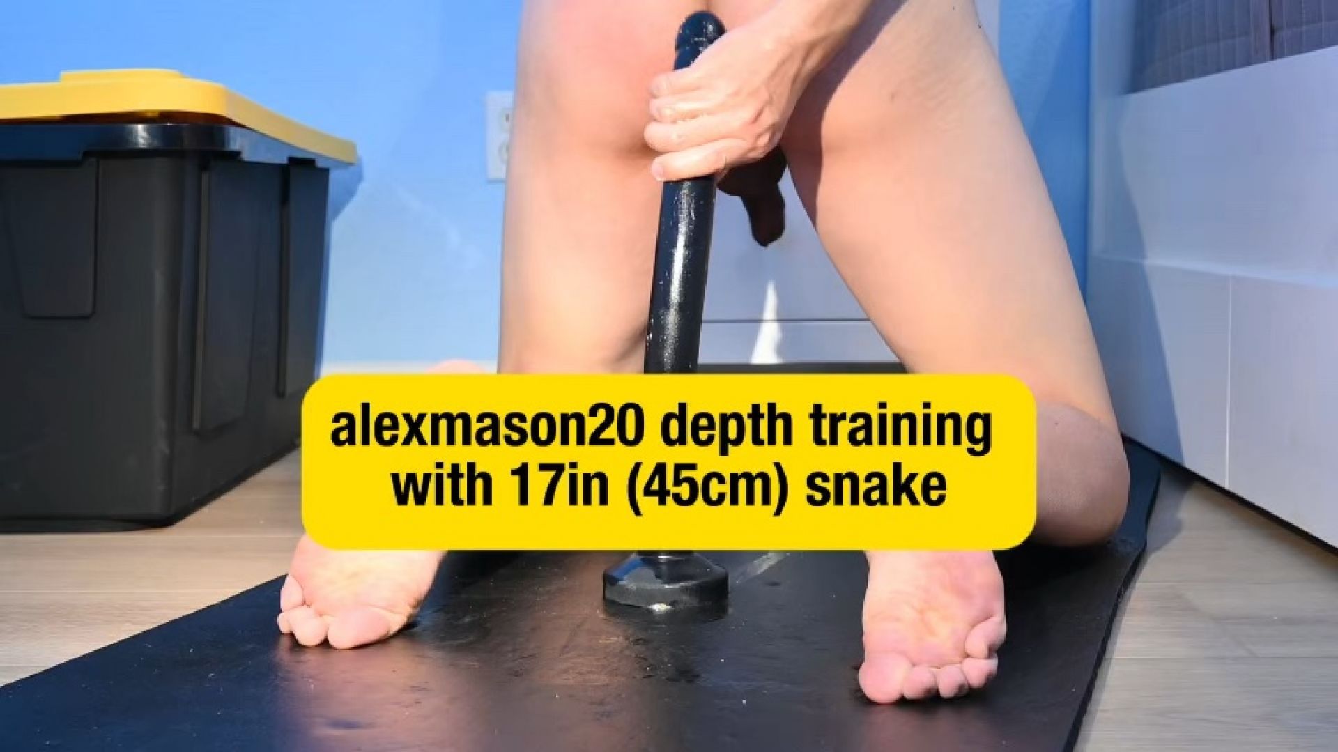 Taking the anal snake to the hilt makes me piss all over