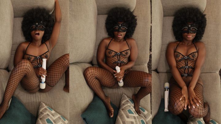 Masturbate with me Daddy. EbonyButts Vibrator Orgasm