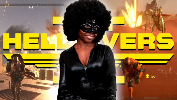 Noob Ebony Butts Plays Helldivers 2 SFW