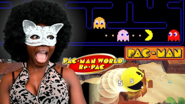 5-Original Pac-Man Vs. PAC-MAN WORLD Re-PAC with Ebony Butts