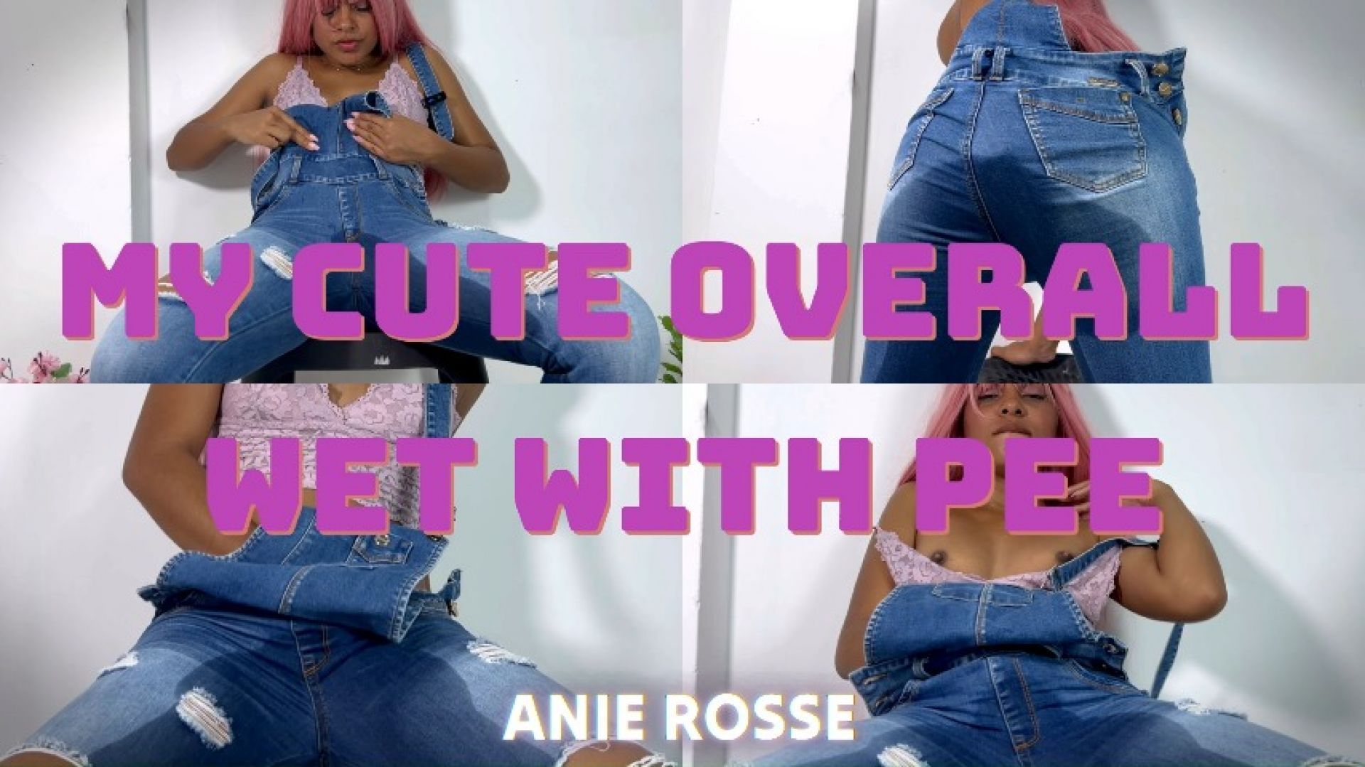MY CUTE OVERALL WET WITH PEE