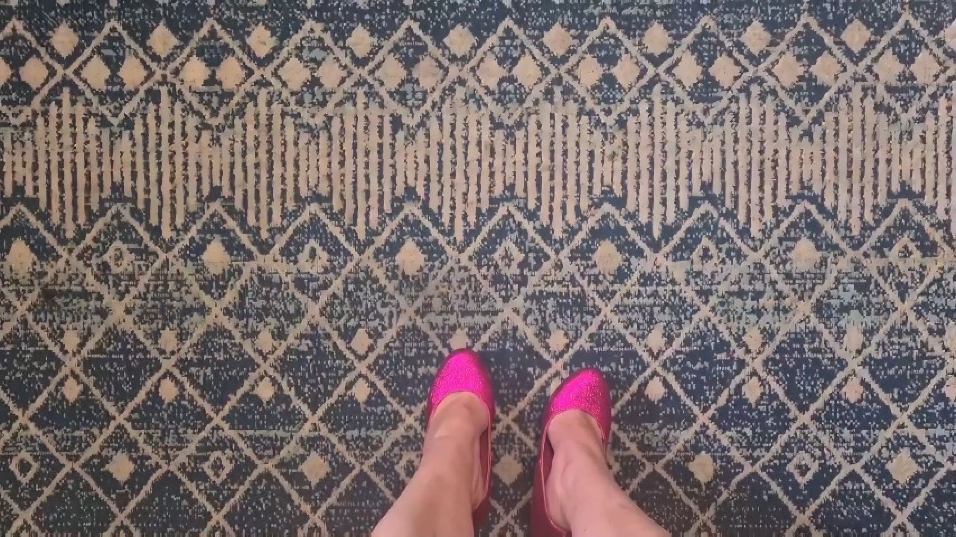 Shoe Dangling With My Pink High Heels