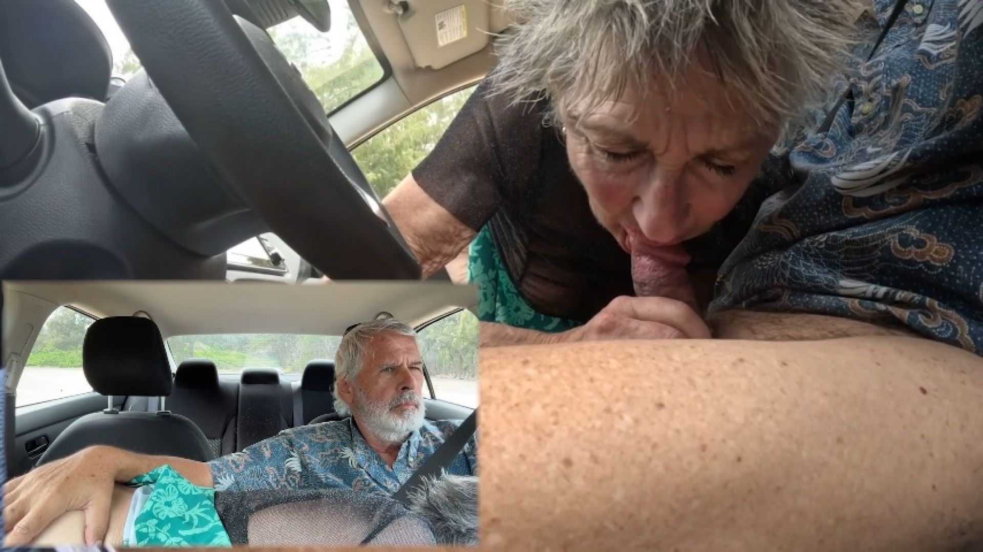 Our adventures with back seat car sex and road head