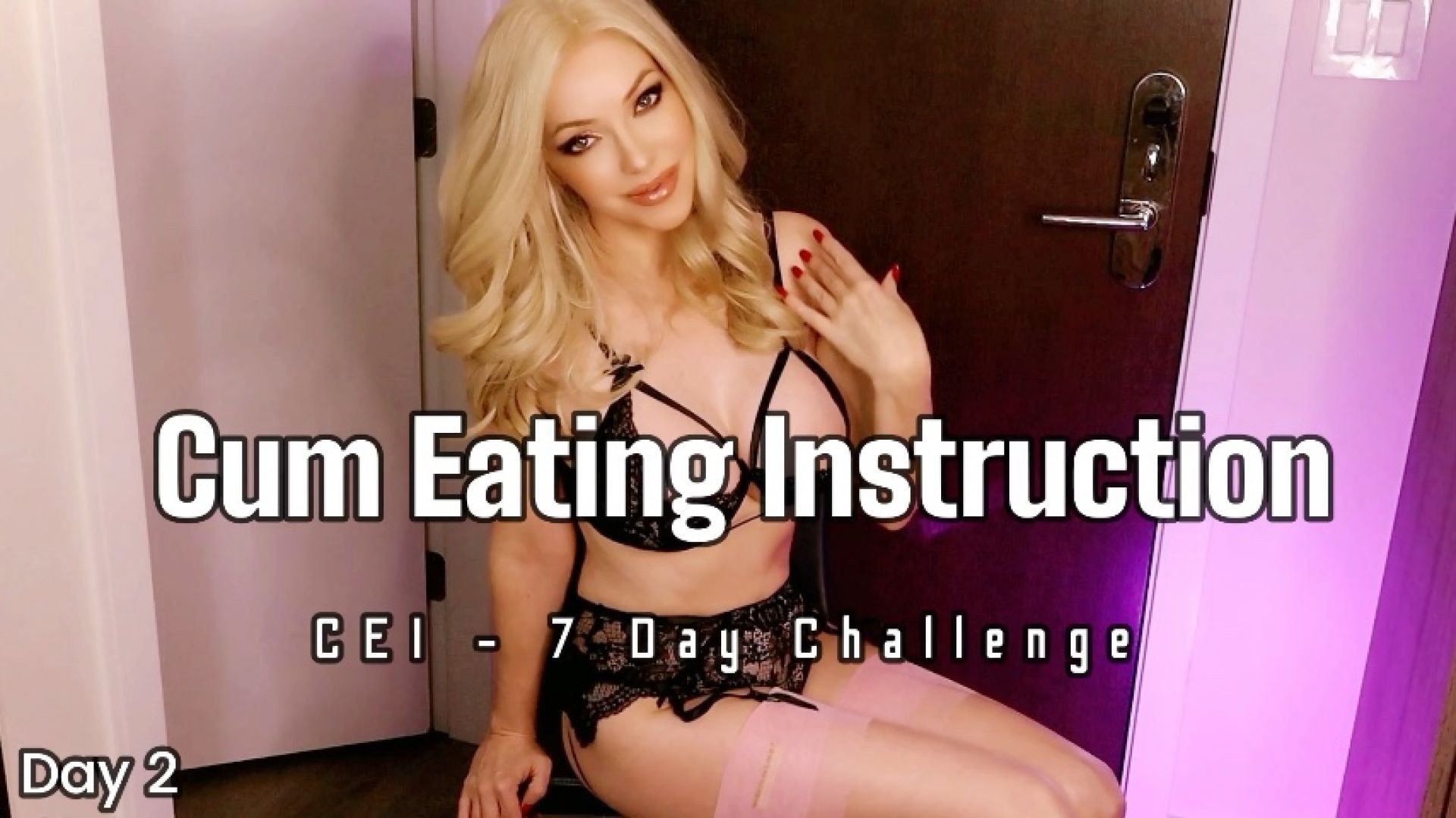 Cum Eating Instruction - CEI 7 Day Challenge Day 2
