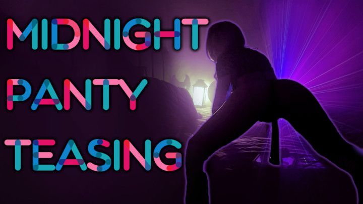 Neon Colorful Light Aesthetic Erotic Panty and Dildo Teasing
