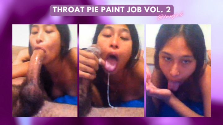 Lucy Dar's Rough Sloppy BJ Ends W/ Cum-Drenched Throat Pie