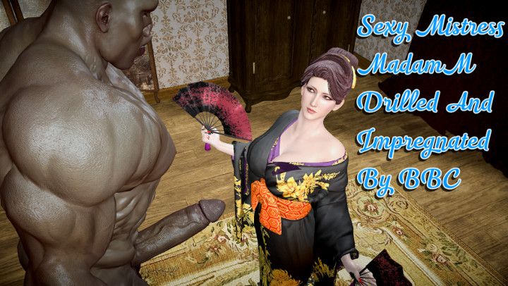 Mature MILF Madam M from Final Fantasy fucked on the floor