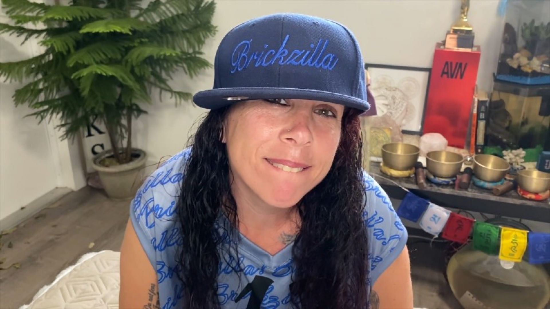 First time meeting Brickzilla BBC Taking it like a champ