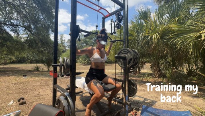 Training my back