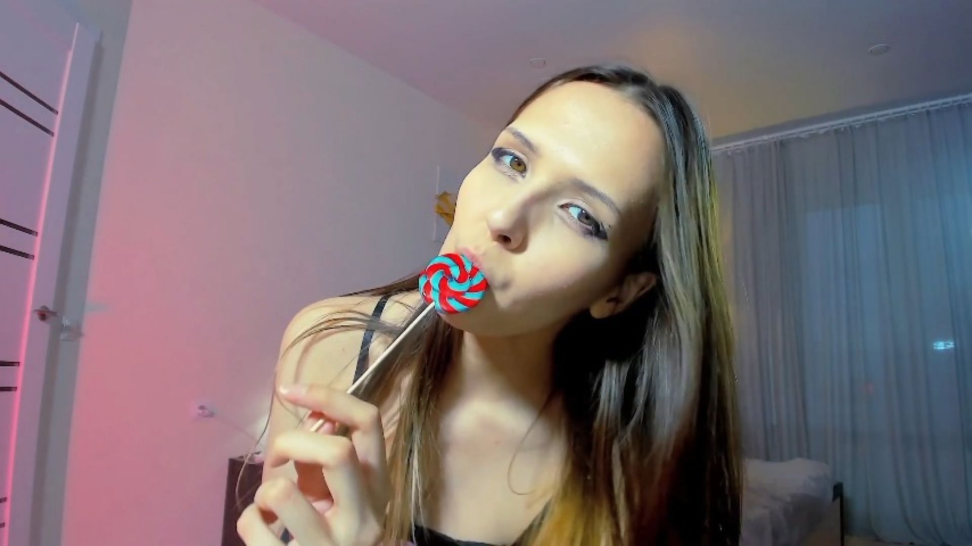 Licking Lollipop
