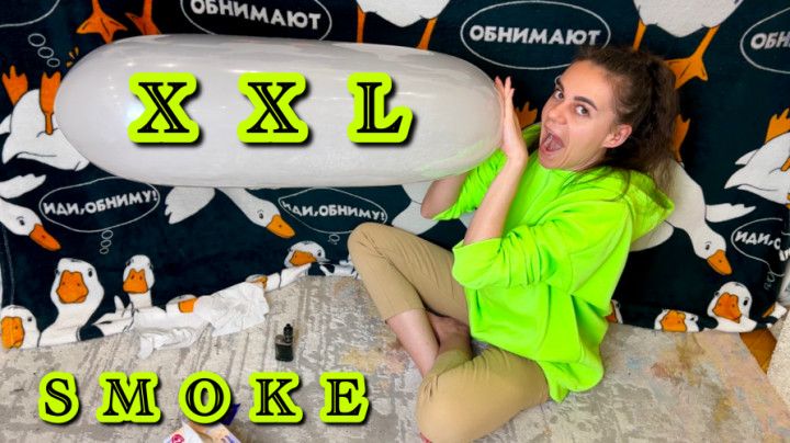 I'M INFLATTING AN XXL CONDOM IN AN ACID JACKET