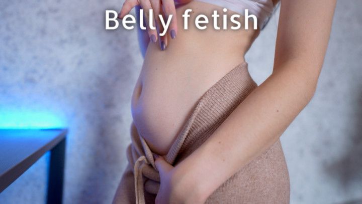 Pregnant. Belly Fetish / Belly Play