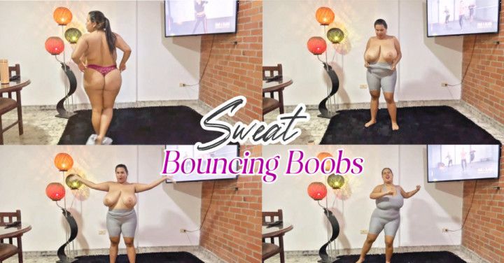 Sweat Bouncing Boobs - Nathalia Correa